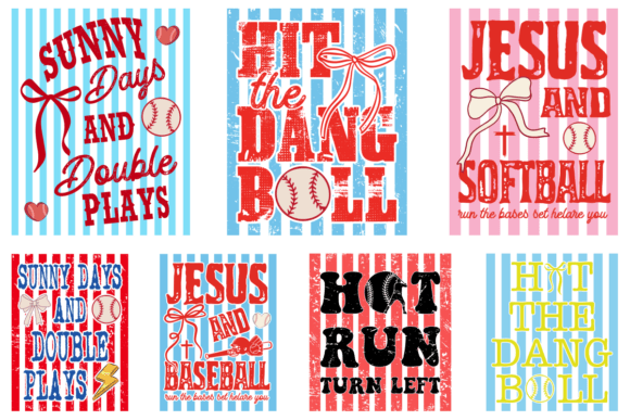 Baseball SVG Bundle, Softball SVG Bundle