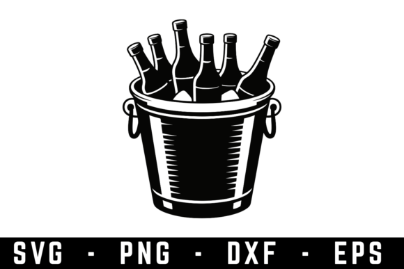Beer Bottles Graphics for Crafts and Branding