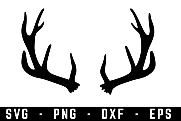Deer Horn Svg Graphics for Crafts