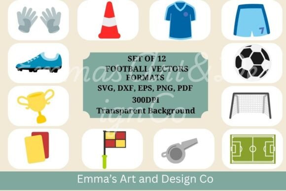 Football SVG Bundle for Sports Designers