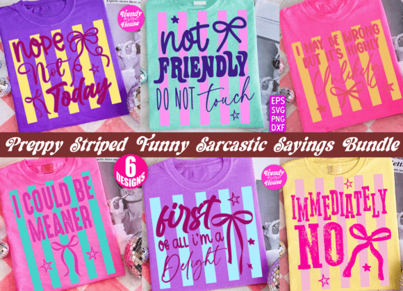Girly Funny Sarcastic Quote PNG Bundle for T-Shirt Designs