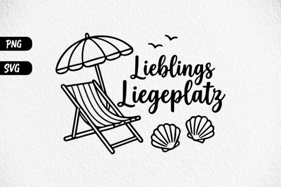 Lieblings Liegeplatz Graphics for Digital Sellers