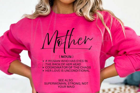 Mother Noun SVG for T-Shirt Graphics