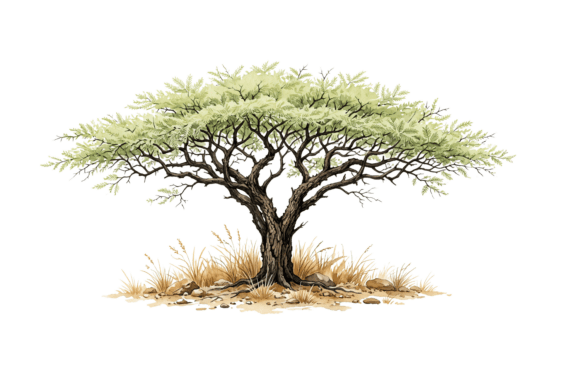 Safari Tree Graphics for Crafts