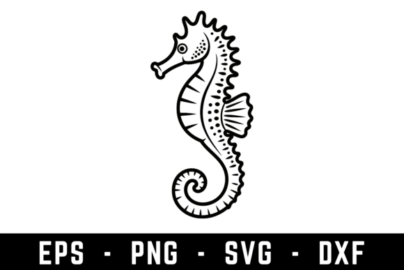 Sea Horse Svg Cut File for Graphics and Crafts