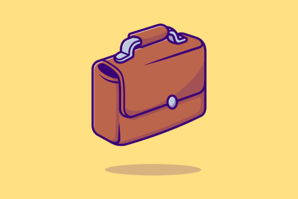 Suitcase Bag Floating Cartoon