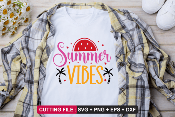 Summer Vibes SVG Design for Graphics and Crafts